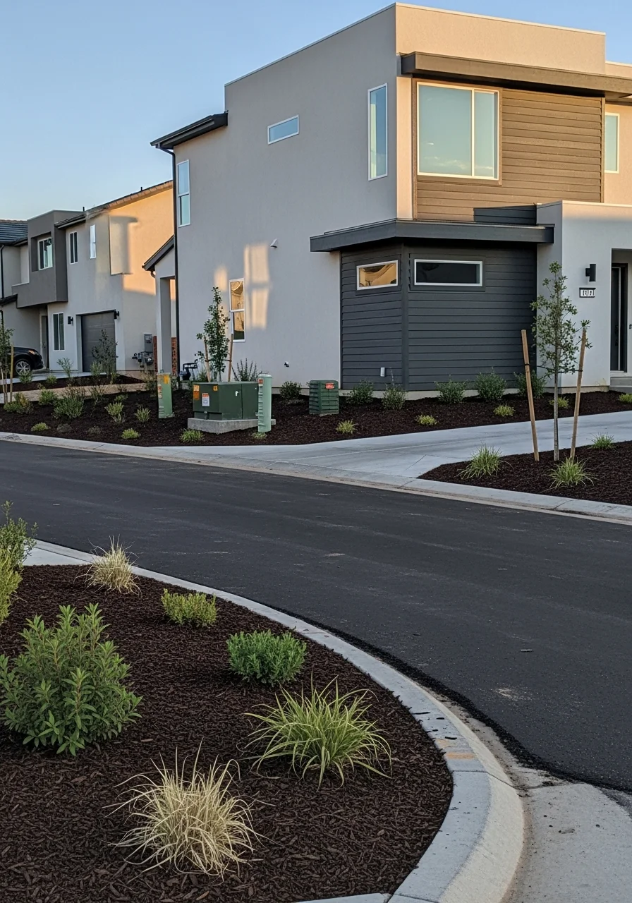 New residential development in Pueblo County northside with contemporary architecture
